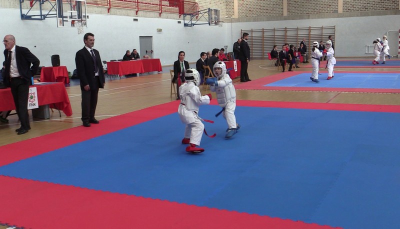 Campeonato Navarro Alevín, Infantil y Juvenil de Kumite en Barañain